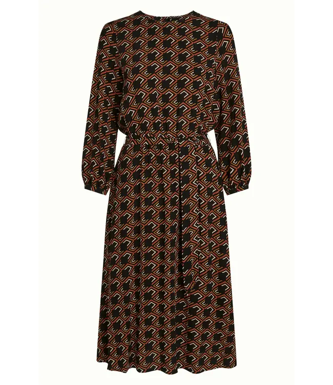 KING LOUIE King Louie Betty Dress Loose Fit Calou 10673 Spicy Brown