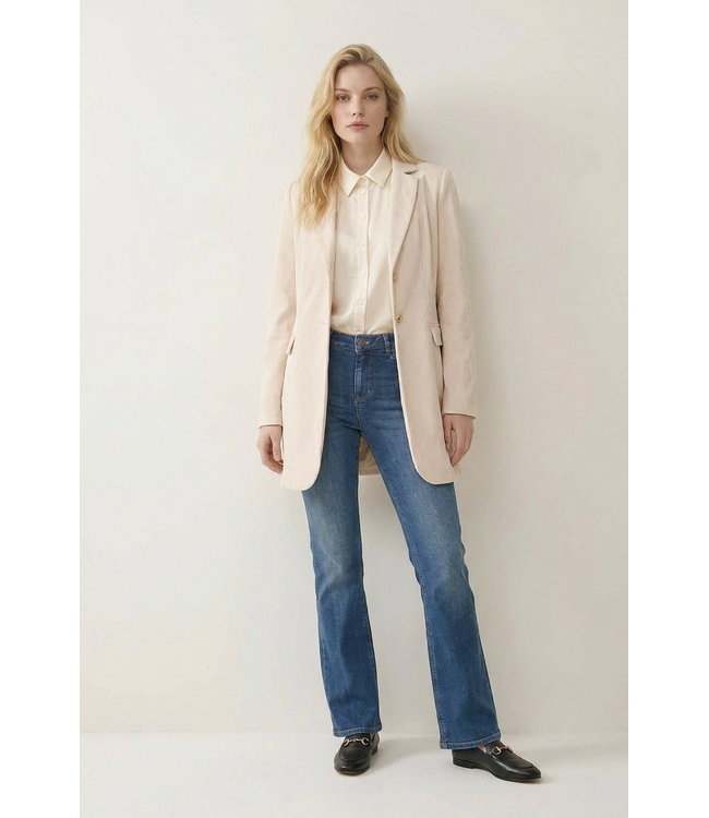 HELENA HART Helena Hart 7833 Blazer Tuxy Chenille Oat