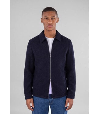 CISZERE Ciszere 30059-629-04 Fred boucle overshirt deep navy