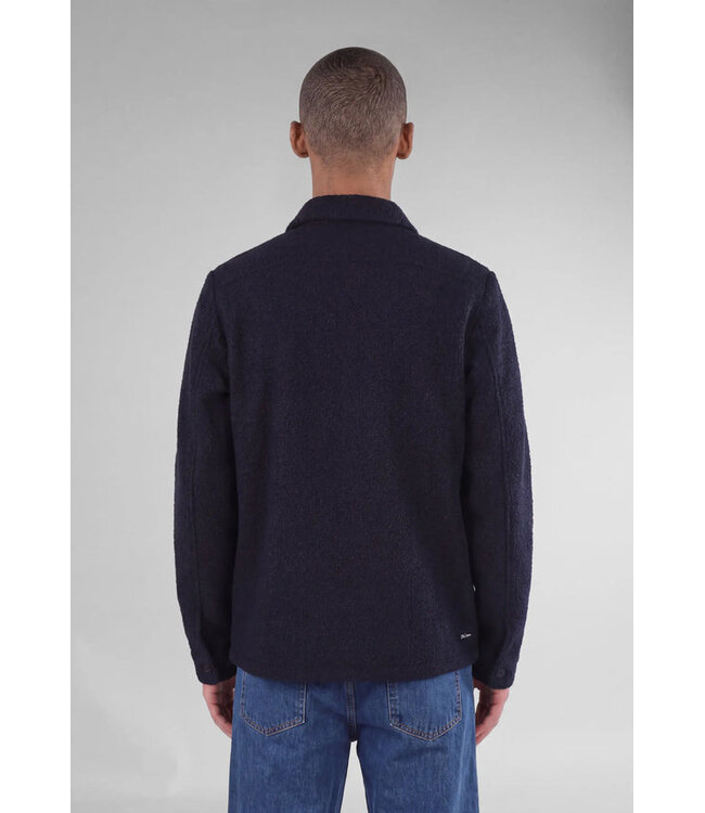 CISZERE Ciszere 30059-629-04 Fred boucle overshirt deep navy