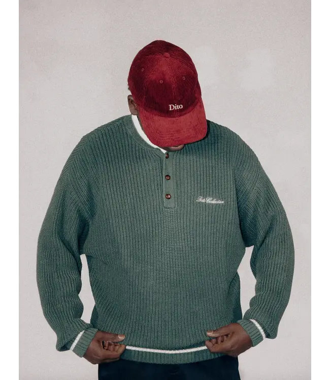 Dito Collective Dito Collective Mao Collar Sweater Knitwear Green