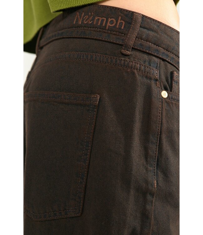 Nümph Numph nubrooklyn wide jeans 707358 black coffee