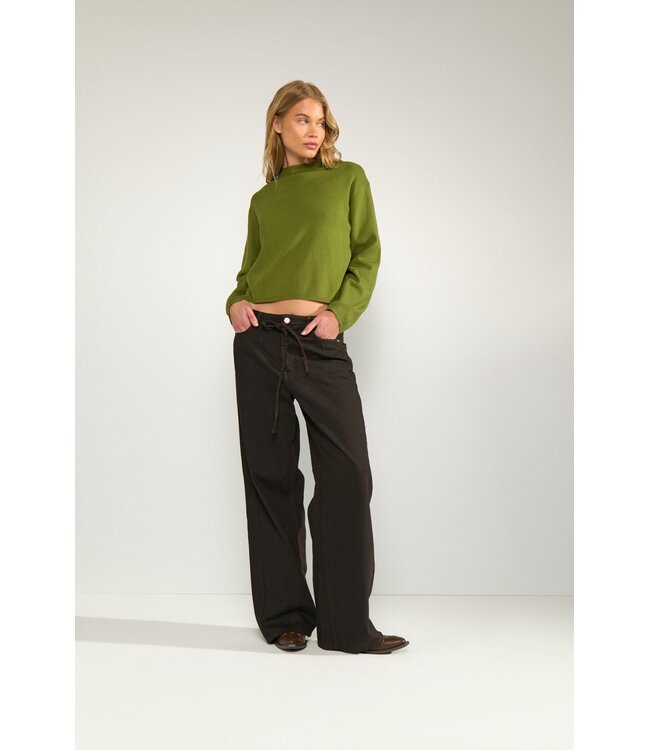Nümph Numph nubrooklyn wide jeans 707358 black coffee