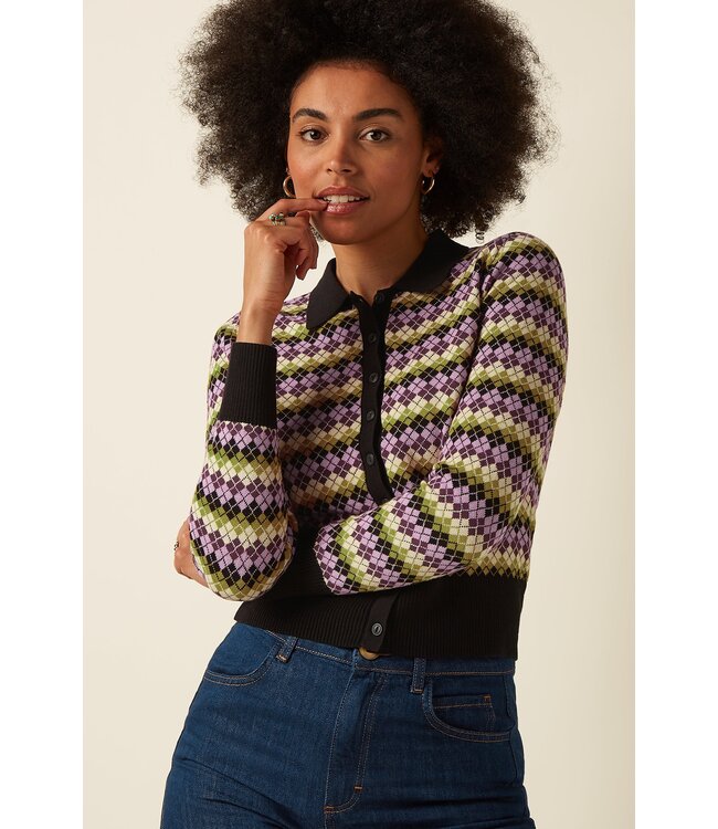 KING LOUIE King Louie Sofie cardi chioago 10774 Black