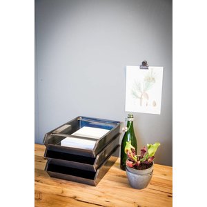 Brût Home Industrials Briefablage stapelbar Stahl (letzte) Brût Home Industrials Briefablage stapelbar Stahl (letzte)