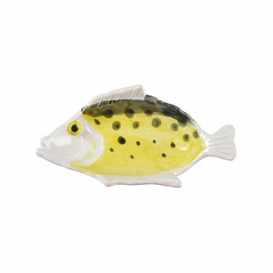&Klevering Anouk fishplate small yellow 16,5x9cm &Klevering Anouk fishplate small yellow 16,5x9cm