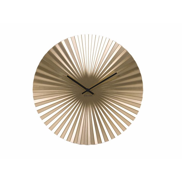 Karlsson Karlsson Wall clock "Sensu" Gold Ø40cm