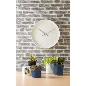 Karlsson Karlsson Wall clock "Mr White" Ø37,5cm