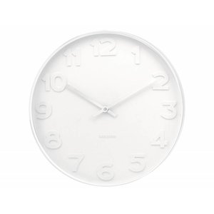 Karlsson Karlsson Wall clock "Mr White" Ø37,5cm