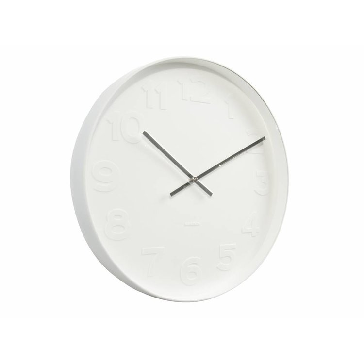 Karlsson Karlsson Wall clock "Mr White" Ø37,5cm