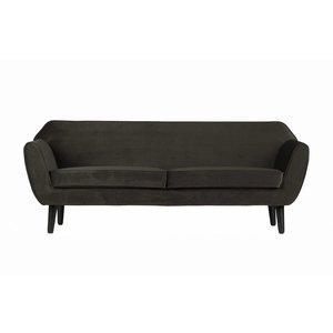 WOOOD Rocco Sofa 187 Cm Fluweel Warm Groen