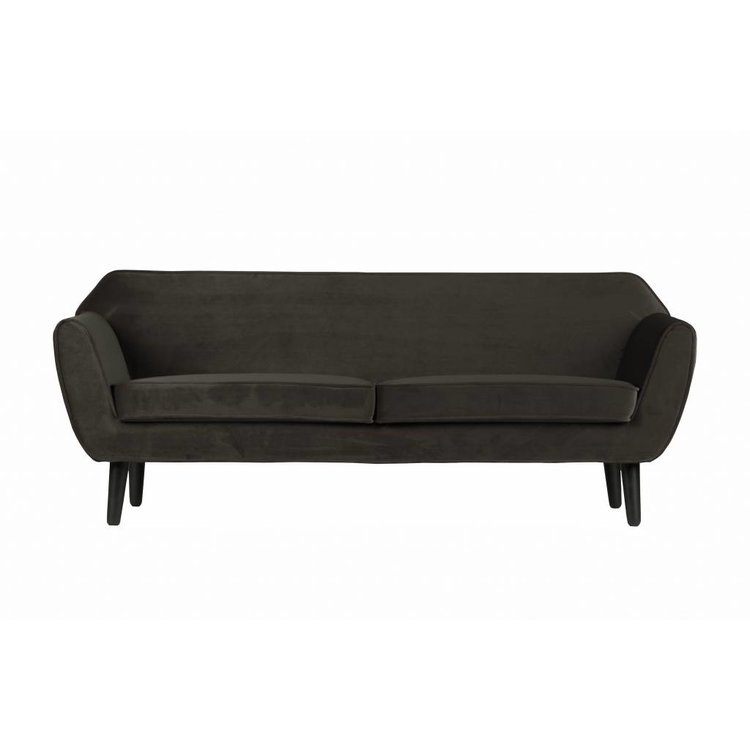 WOOOD WOOOD Sofa Rocco polyester velvet green 75x187x82cm