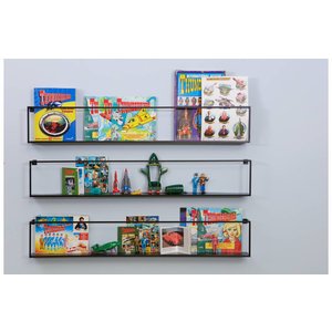 WOOOD WOOOD Wall shelf Meert metal black 100cm