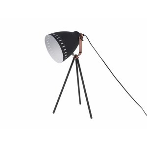 Leitmotiv Leitmotiv Table lamp Mingle black with copper accent