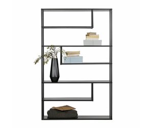 Woood Facherschrank Teun Xl Metall Schwarz 120cm Orangehaus