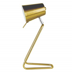 Leitmotiv Leitmotiv Table lamp "Z" metal gold