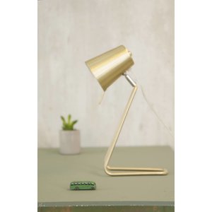 Leitmotiv Leitmotiv Table lamp "Z" metal gold