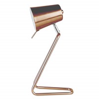 Table lamp "Z" copper satin finish