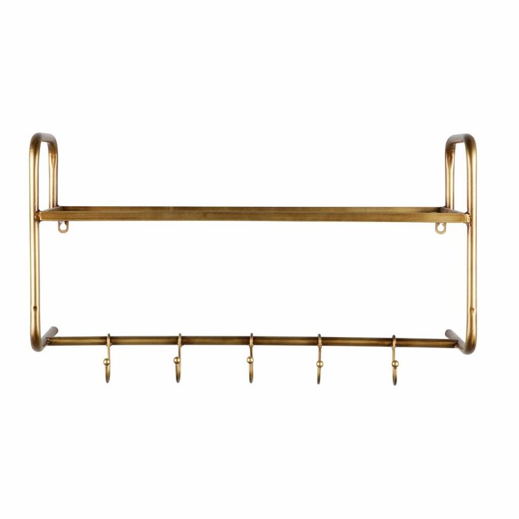 BePureHome BePureHome Hatstand coatrack antique brass