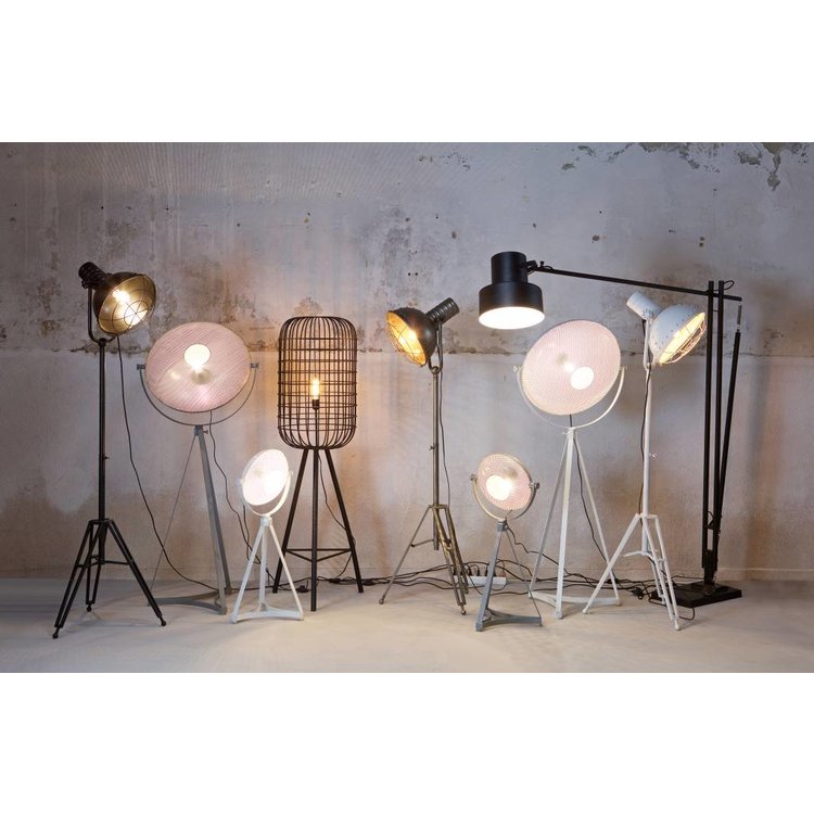 BePureHome BePureHome Vloerlamp Spotlight metaal zwart