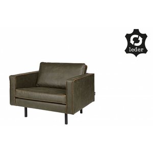 BePureHome BePureHome Fauteuil Rodeo recycle leather army green