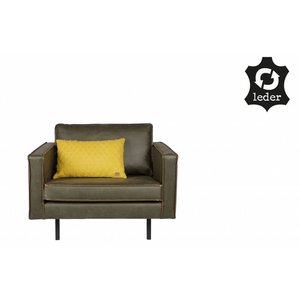 BePureHome BePureHome Fauteuil Rodeo recycle leather army green