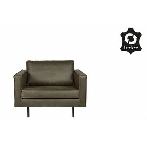 BePureHome BePureHome Fauteuil Rodeo recycle leather army green