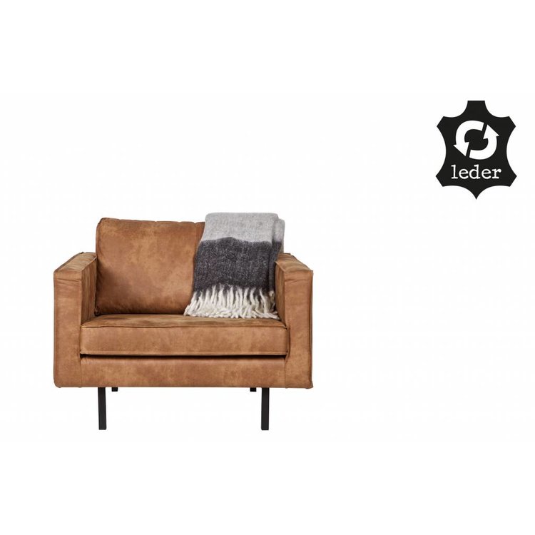 BePureHome BePureHome Fauteuil Rodeo recycle leather cognac brown