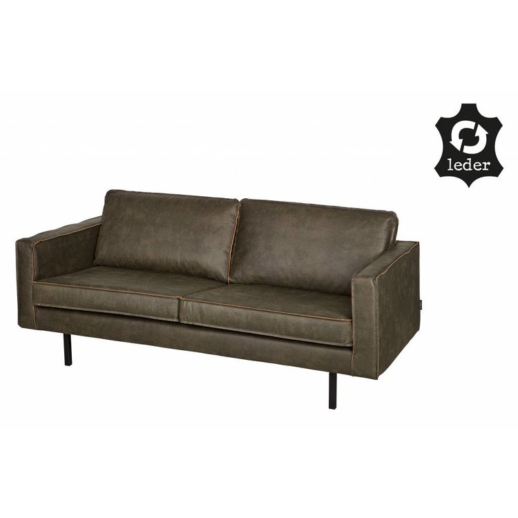 BePureHome BePureHome Sofa 2,5 seater Rodeo recycle leather army green