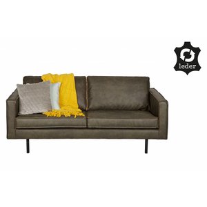 BePureHome BePureHome Sofa 2,5-Sitzer Rodeo recyceltes Leder armeegrün