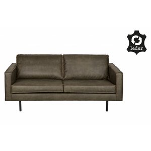 BePureHome BePureHome Sofa 2,5 seater Rodeo recycle leather army green