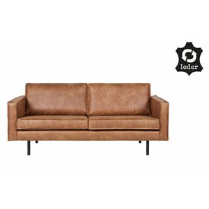 BePureHome BePureHome Bank 2,5 zits Rodeo recycle leer cognac bruin