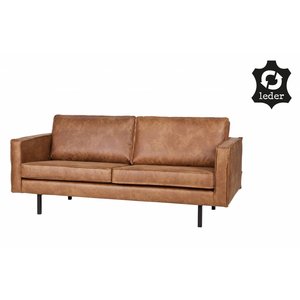 BePureHome BePureHome Bank 2,5 zits Rodeo recycle leer cognac bruin