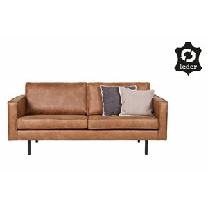 BePureHome BePureHome Bank 2,5 zits Rodeo recycle leer cognac bruin