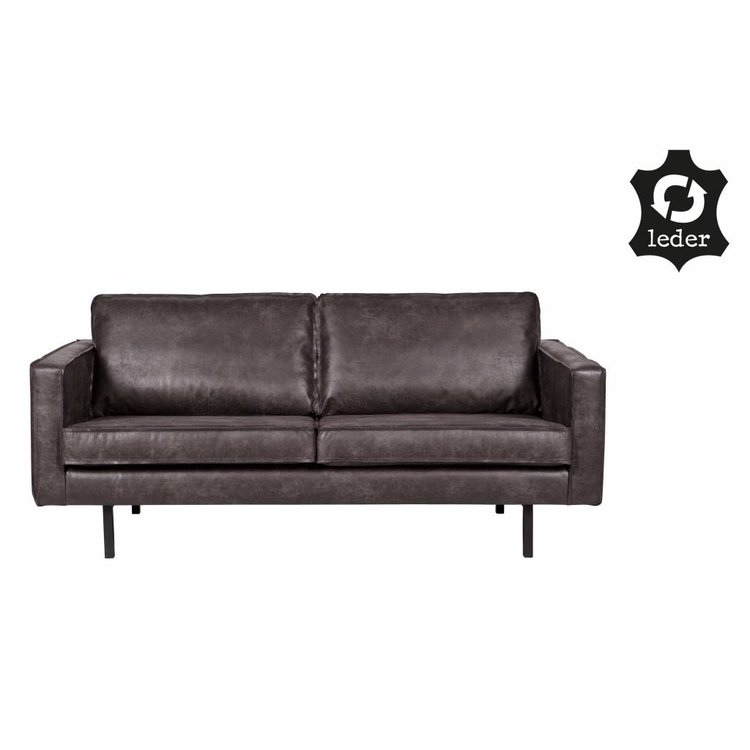 BePureHome BePureHome Sofa 2,5-Sitzer Rodeo recyceltes Leder schwarz