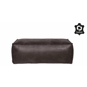 BePureHome BePureHome Hocker Rodeo recyceltes Leder schwarz