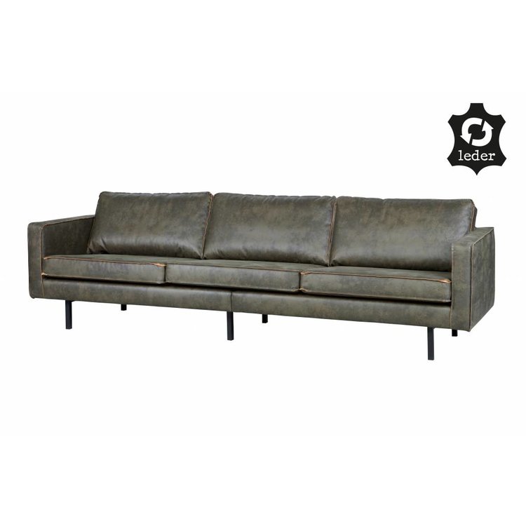 BePureHome BePureHome Sofa 3-Sitzer Rodeo recyceln Leder Armee grün