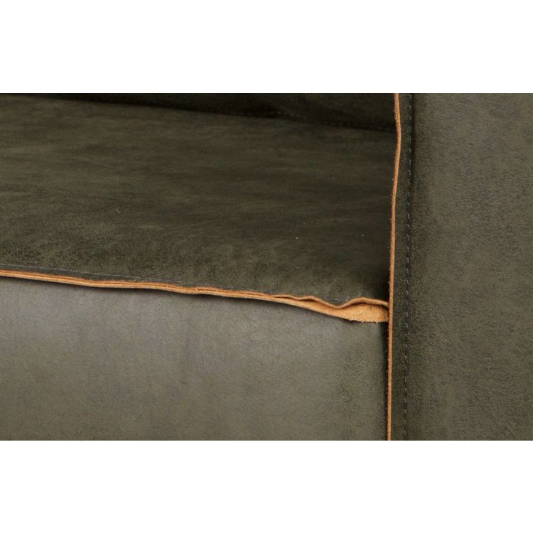 BePureHome BePureHome Sofa 3-Sitzer Rodeo recyceln Leder Armee grün