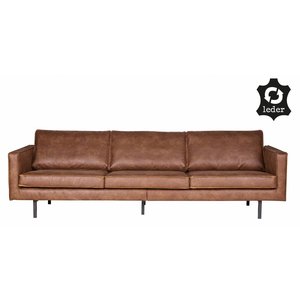 BePureHome BePureHome Sofa 3-Sitzer Rodeo recyceln Leder Cognac braun