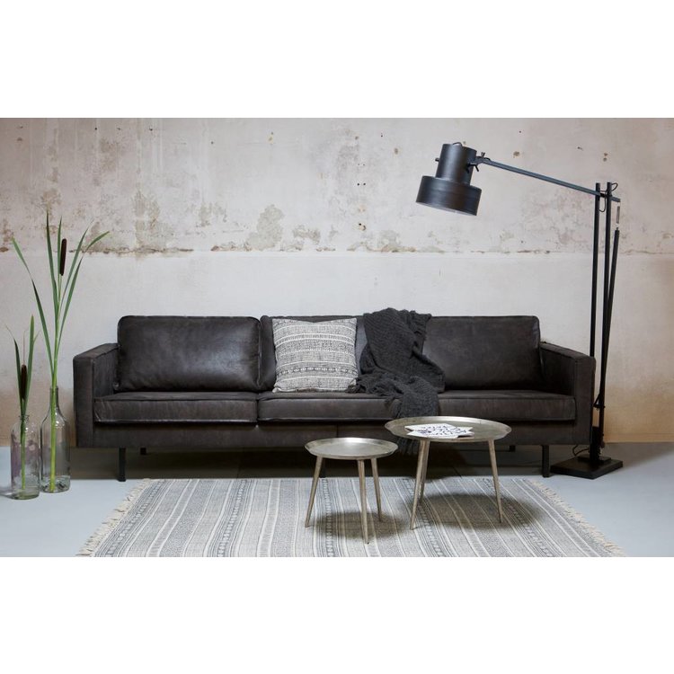 BePureHome BePureHome Sofa 3-Sitzer Rodeo recyceln Leder schwarz