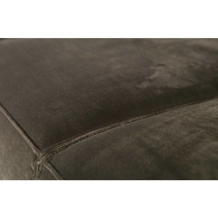 BePureHome BePureHome Corner sofa Statement Left velvet warm green