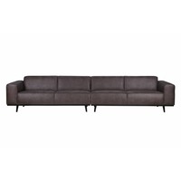 Statement Xl 4-seater 372 Cm Eco Leder Grau
