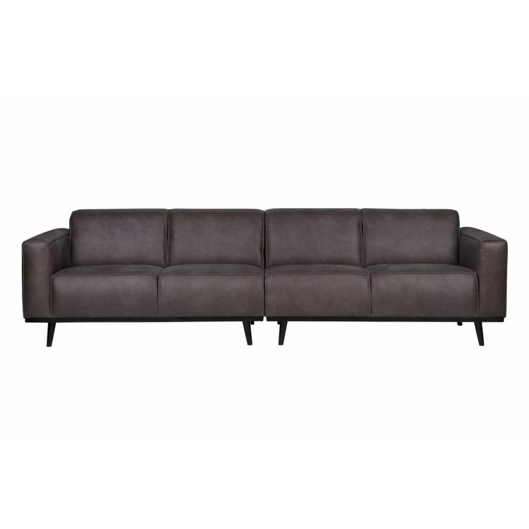 BePureHome BePureHome Couch Statement 4-seater leather grey