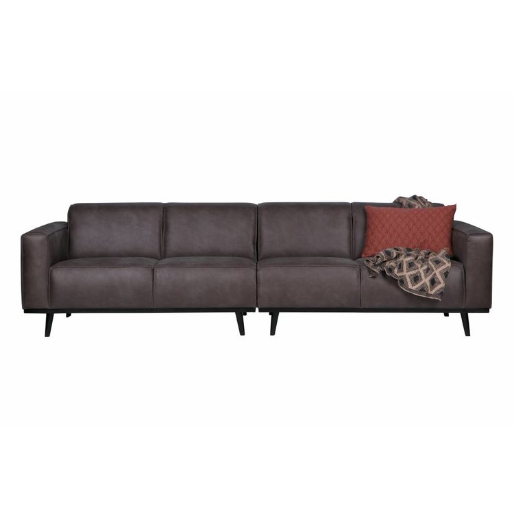 BePureHome BePureHome Couch Statement 4-seater leather grey