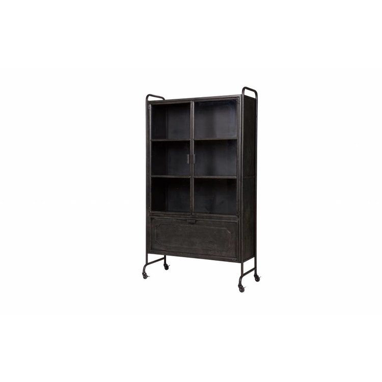 BePureHome BePureHome Vitrinekast Steel Storage metaal zwart