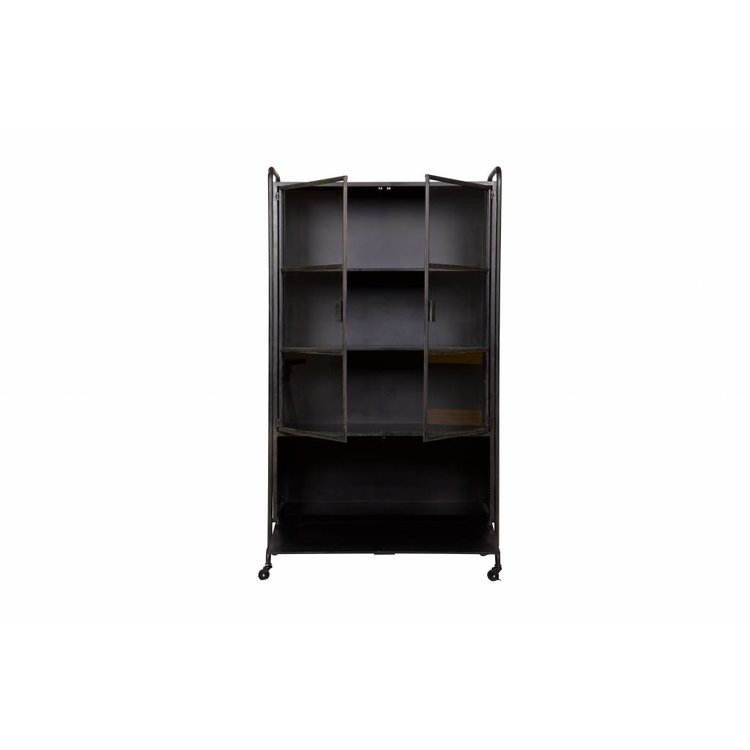 BePureHome BePureHome Vitrinekast Steel Storage metaal zwart