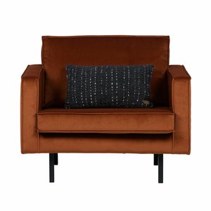 BePureHome BePureHome Fauteuil Rodeo velvet rust brown