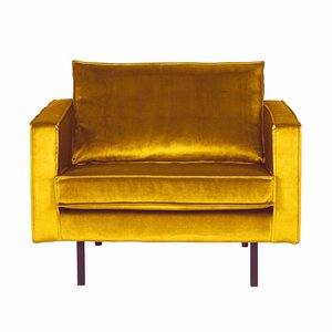 BePureHome BePureHome Fauteuil Rodeo velvet ocher yellow