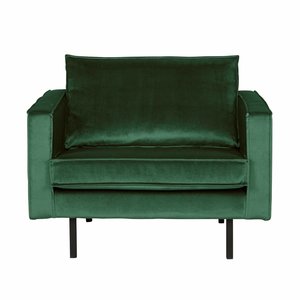 BePureHome BePureHome Fauteuil Rodeo velvet forest green