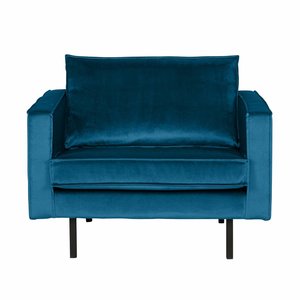 BePureHome BePureHome Fauteuil Rodeo velvet blue